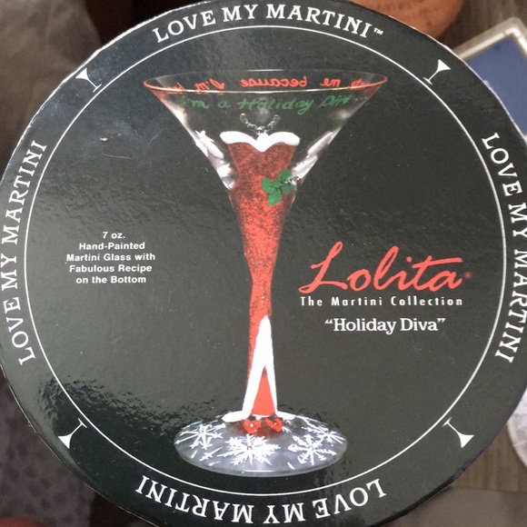 Lolita martini glass. Holiday Diva - Picture 1 of 5